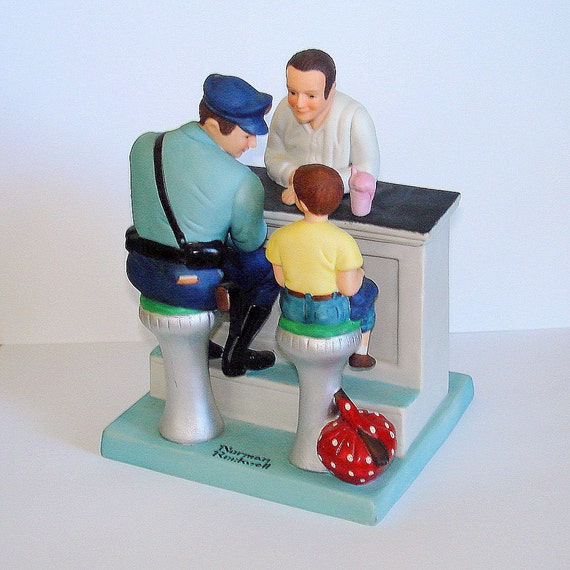Vintage Norman Rockwell The Runaway Figurine.