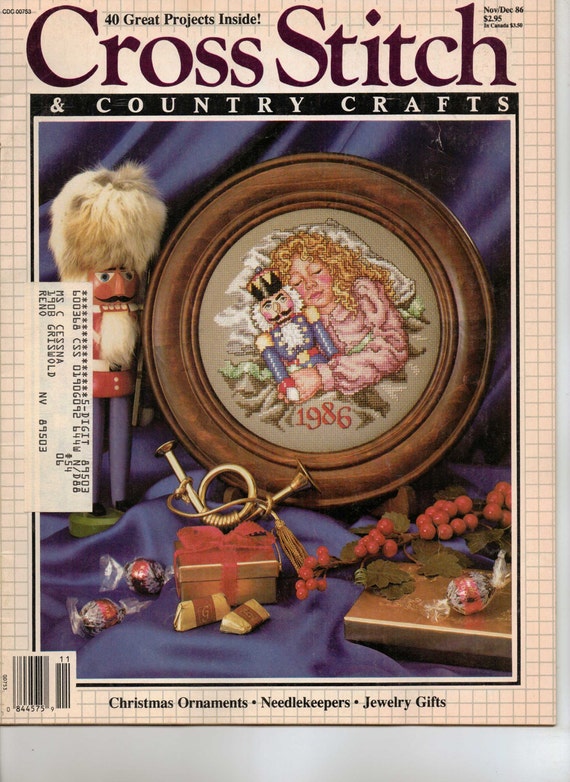 80s cross stitch country crafts magazine nov dec by 80s cross stitch country crafts magazine nov dec by