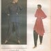 80s Vogue International Designers Pattern 2702 Gianni Versace Womens Tunic, Sash and Pants Size 12 Bust 34