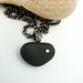Beach Stone Jewelry Lake Superior Natural Stone Heart, HEART of STONE
