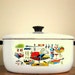 Vintage Georges Briard Inspired Enamel Stock Pot