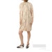 1960s Dress and Coat Set Beige Sheath Dress and Coat Vintage 60s Champagne Lace Cocktail Suit Beige Short Sleeve Dress Dress and Coat Set