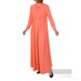 1960s Dress Evening Dress Peach Dress Vintage 60s Evening Gown Peach Gown with Beaded Belt Formal Dress Long Gown Peach Mother of the Bride