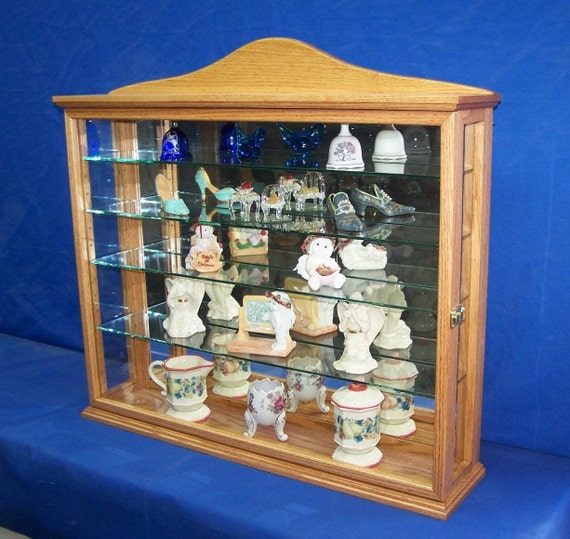 Wall Mounted Curio by billscustomwoodworks on Etsy