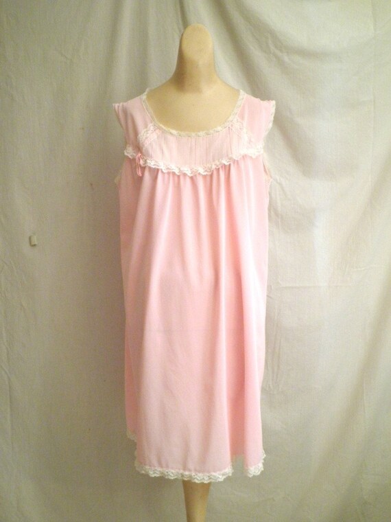 short nylon gowns