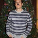 Nordic, Ski, Cozy Mens Sweater in large... FESTIVE Holiday Comfort