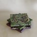 Purple and Green Multi Design Coasters