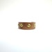 Steampunk Adjustable Ring Copper With Brass Eyelets