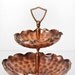 Mid Century Serving Stand Gregorian Copper