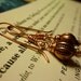 Copper Beaded Earrings - Copper Wire Wrapped Beaded Earrings
