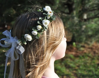  Flower girl head wreath by Hollysflowershoppe on Etsy