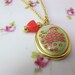 Mommy and me turtle necklace, handmade vintage turtle cameo necklace, Mother day necklace with heart charm, mother and daughter necklace
