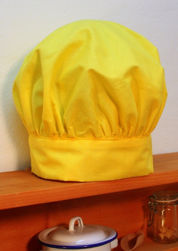 Child's Chef Hat in Yellow