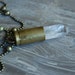 Clear Quartz Bullet Necklace