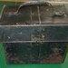 RESERVED Vintage Tin Lunch Box Serving Tin Rustic Industrial Storage