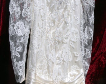 Bridal Wedding Dress with Pearls size 0