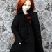 MSD Clothes Black Wool Coat For BJD - Last One