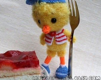 Chicken Tim - amigurumi PDF crochet pattern