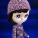 Hand knit doll sweater for: Blythe, Dal, Monster High...
