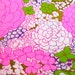 Reserved for Feelisa-Vintage Mod Pink and Purple Polynesian Mum Vintage Fabric 36"L x 44"W - DESTASH