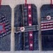 Patriotic Jean Tags Americana Blue Denim Fabric Gift Hang Tags Price Tags Tie Ons itsyourcountry