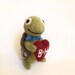 AdoraWools - The Giving Turtle - Wedding Cake Topper - Gift - Needle Felted Ornament