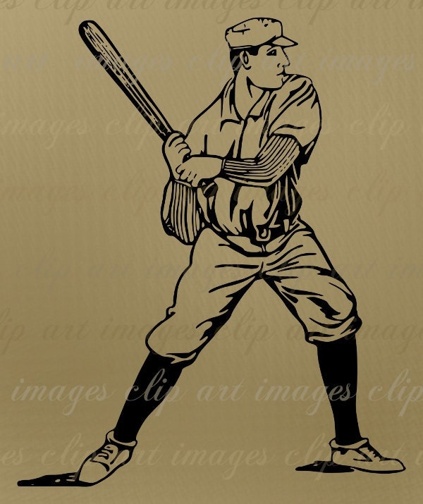 free vintage sports clipart - photo #13