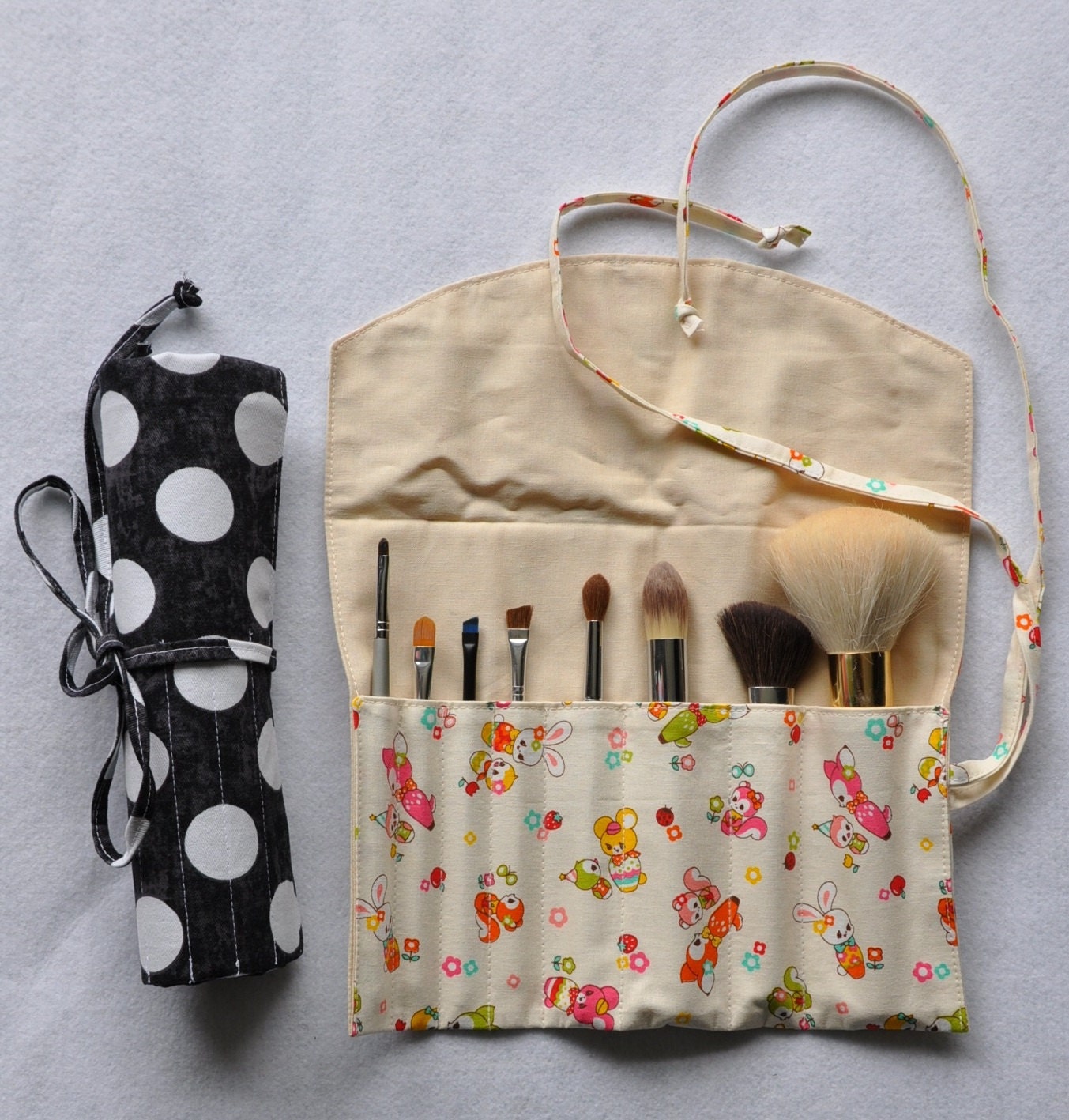 Make-Up Brush Roll / Organizer PDF Sewing Pattern