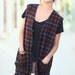 Plaid Preppy Grunge Boho Fringe Vest - Marla