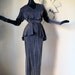 Glitter 80s Prom Dress Peplum Dress 1980s Formal Vintage Party Dress Padded Shoulder Pads Metallic Eighties Red Carpet CRISCIONE