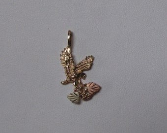 Whitaker's Black Hills Gold Jewelry Eagle Pendant