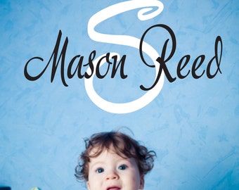 Childrens Decor Name Wall Decal - Name Wall Decal - Childrens Wall Decals - Custom Name Vinyl Wall Lettering