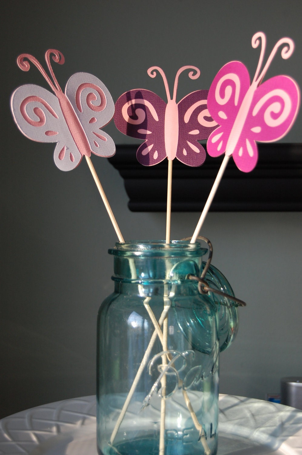 Butterfly Centerpieces 9 Pieces First Birthday Butterfly