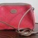 Liz Claiborne Bag Vintage 1980s Red Logo Crossbody Nautical Shoulder Bag 1985 Color Pop