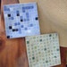 Ashtrays Mid Century SMALL TILES GOLD on the Back 1950s