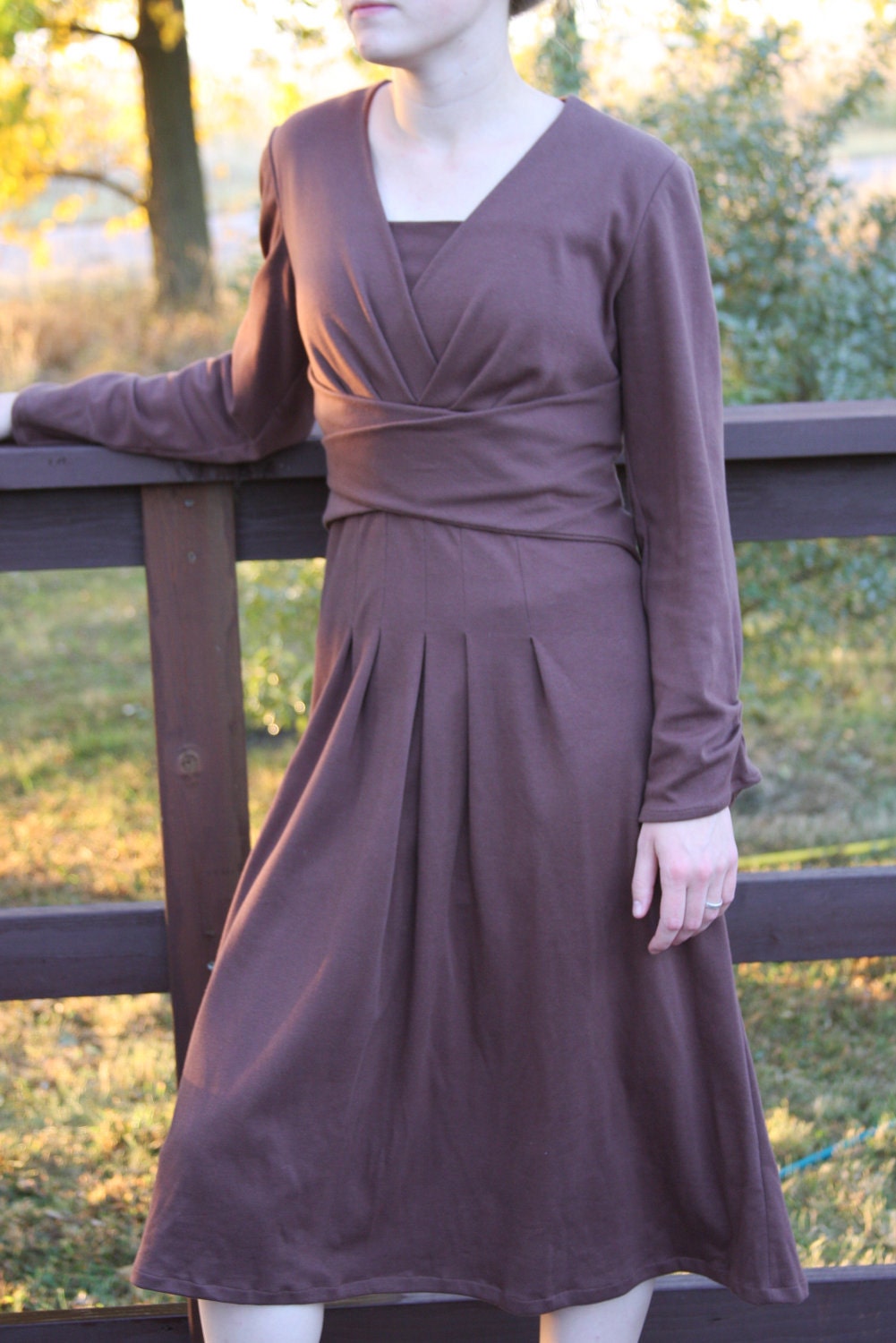 Gorgeous Modest Nursing Dress Formal or Casual Made To
