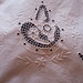 Antique French lace pillow case cushion cover w handmade openworked romantic Richelieu lace whitework and drawnwork, French linens