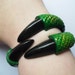FEYKRODOVAH - Green Dragon Claw Cuff Bracelet