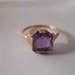 Estate Gold and Amethyst Ring