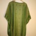 Vintage Handmade Green See Through Kaftan