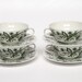 Four Seltmann Weiden Soup Bowls with matching plates