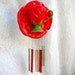 Collectable Tea Cup and Saucer Stained Glass Wind Chime Suncatcher