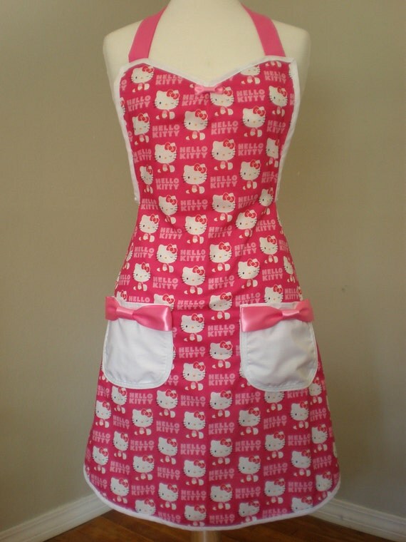 Items similar to Hello Kitty apron on Etsy