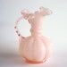 Fenton Glass Perfume Pitcher Shabby Chic Pink 1950s