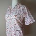 60's Pajama Shirt Cutest Novelty Print Babushka Farm Girl M
