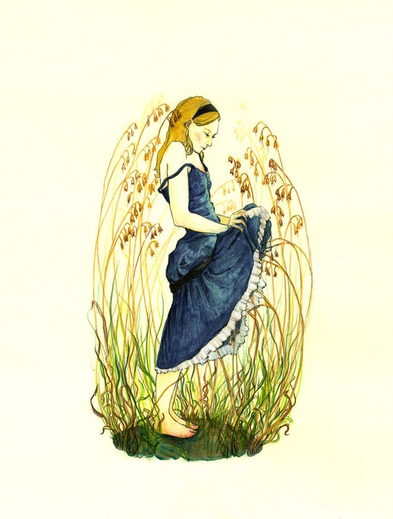 Items similar to Sow Your Wild Oats 9x12 Illustration Print on Etsy