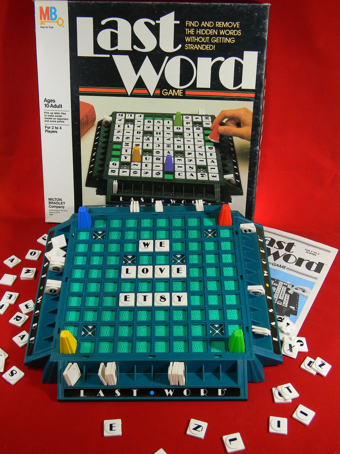 Vintage Board Game. Last Word. Milton Bradley. by LillysLuckyPenny