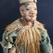 Antique Chinese Folk Art, Hand Carved Wooden Farmer