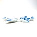 VIntage Chopstick Rests Porcelain Fish Blue White Sushi