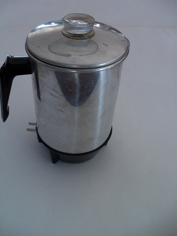 Keefe Percolator Coffee Pot Small Portable 3 Cups Electric